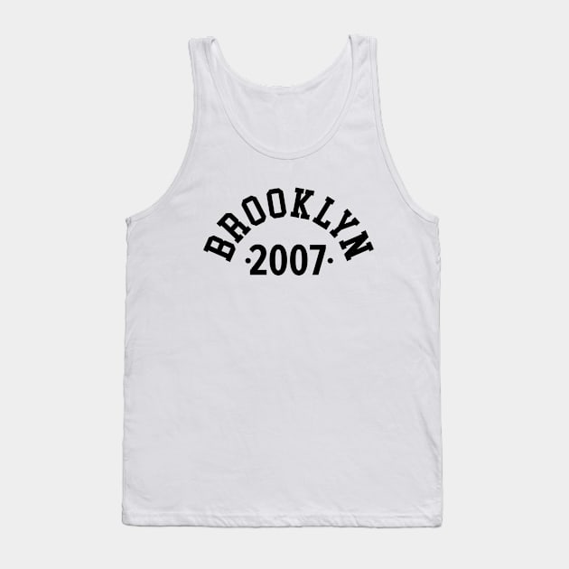 Brooklyn Chronicles: Celebrating Your Birth Year 2007 Tank Top by Boogosh